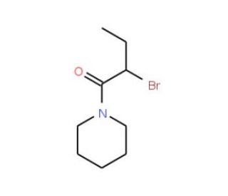1-(2-Bromobutanoyl)piperidine - chemical structure image