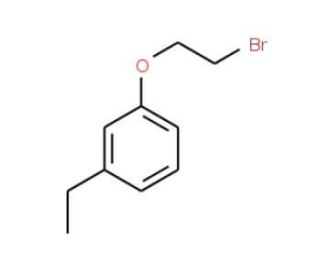 1-(2-bromoethoxy)-3-ethylbenzene (CAS 125797-09-3) - chemical structure image