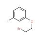 1-(2-bromoethoxy)-3-fluorobenzene - chemical structure image