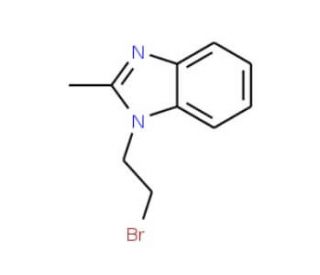 1-(2-bromoethyl)-2-methyl-1H-1,3-benzodiazole - chemical structure image