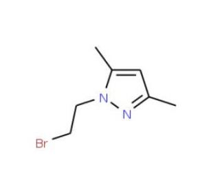 1-(2-bromoethyl)-3,5-dimethyl-1H-pyrazole - chemical structure image