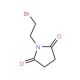 1-(2-bromoethyl)pyrrolidine-2,5-dione (CAS 55943-72-1) - chemical structure image