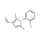 1-(2-bromophenyl)-2,5-dimethyl-1H-pyrrole-3-carbaldehyde (CAS 662154-13-4) - chemical structure image