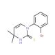 1-(2-Bromophenyl)-4,4-dimethyl-1,4-dihydropyrimidine-2-thiol - chemical structure image