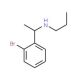 [1-(2-bromophenyl)ethyl](propyl)amine - chemical structure image