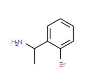 1-(2-Bromophenyl)ethylamine (CAS 113899-55-1) - chemical structure image