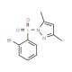1-(2-Bromophenylsulfonyl)-3,5-dimethyl-1H-pyrazole (CAS 957120-77-3) - chemical structure image