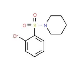 1-(2-Bromophenylsulfonyl)piperidine (CAS 951883-98-0) - chemical structure image