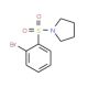 1-(2-Bromophenylsulfonyl)pyrrolidine (CAS 929000-58-8) - chemical structure image