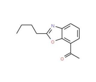 1-(2-Butyl-1,3-benzoxazol-7-yl)-1-ethanone - chemical structure image