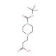 1-(2-Carboxyethyl)piperazine, N4-BOC protected (CAS 242459-97-8) - chemical structure image