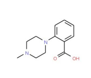 1-(2-Carboxyphenyl)-4-methylpiperazine (CAS 159589-70-5) - chemical structure image