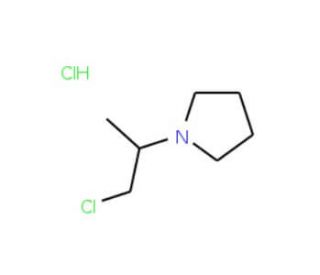 1-(2-Chloro-1-methylethyl)pyrrolidinehydrochloride - chemical structure image