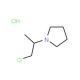 1-(2-Chloro-1-methylethyl)pyrrolidinehydrochloride - chemical structure image