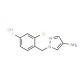 1-(2-Chloro-4-fluoro-benzyl)-1H-pyrazol-4-ylamine hydrochloride - chemical structure image
