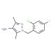 1-(2-Chloro-4-fluorobenzyl)-3,5-dimethyl-1H-pyrazol-4-amine - chemical structure image