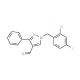 1-(2-Chloro-4-fluorobenzyl)-3-phenyl-1H-pyrazole-4-carbaldehyde - chemical structure image