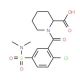 1-{2-chloro-5-[(dimethylamino)sulfonyl]benzoyl}piperidine-2-carboxylic acid - chemical structure image