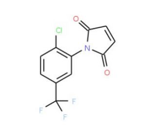 1-(2-Chloro-5-trifluoromethyl-phenyl)-pyrrole-2,5-dione - chemical structure image