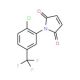 1-(2-Chloro-5-trifluoromethyl-phenyl)-pyrrole-2,5-dione - chemical structure image