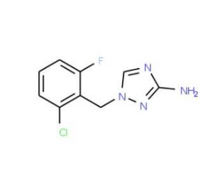 1-(2-Chloro-6-fluoro-benzyl)-1H-[1,2,4]triazol-3-ylamine - chemical structure image