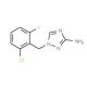 1-(2-Chloro-6-fluoro-benzyl)-1H-[1,2,4]triazol-3-ylamine - chemical structure image