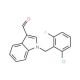 1-(2-Chloro-6-fluorobenzyl)-1H-indole-3-carbaldehyde - chemical structure image