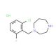 1-(2-Chloro-6-fluorobenzyl)homopiperazine hydrochloride (CAS 244022-69-3) - chemical structure image