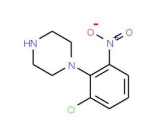 1-(2-Chloro-6-nitrophenyl)piperazine (CAS 332023-12-8) - chemical structure image