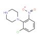 1-(2-Chloro-6-nitrophenyl)piperazine (CAS 332023-12-8) - chemical structure image