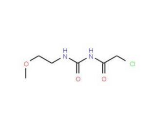 1-(2-Chloro-acetyl)-3-(2-methoxy-ethyl)-urea - chemical structure image