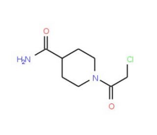 1-(2-Chloro-acetyl)-piperidine-4-carboxylicacid amide - chemical structure image