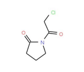 1-(2-Chloro-acetyl)-pyrrolidin-2-one (CAS 43170-60-1) - chemical structure image