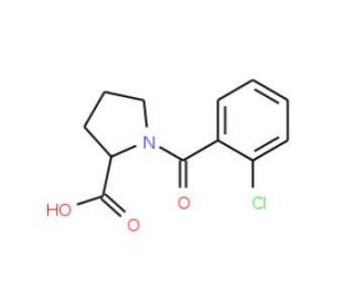1-(2-Chloro-benzoyl)-pyrrolidine-2-carboxylic acid - chemical structure image