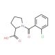 1-(2-Chloro-benzoyl)-pyrrolidine-2-carboxylic acid - chemical structure image