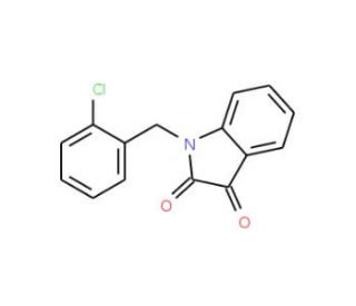 1-(2-Chloro-benzyl)-1H-indole-2,3-dione (CAS 306279-75-4) - chemical structure image