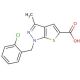 1-(2-Chloro-benzyl)-3-methyl-1H-thieno[2,3-c]pyrazole-5-carboxylic acid - chemical structure image