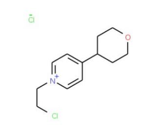 1-(2-Chloro-ethyl)-4-(tetrahydro-pyran-4-yl)-pyridinium chloride - chemical structure image