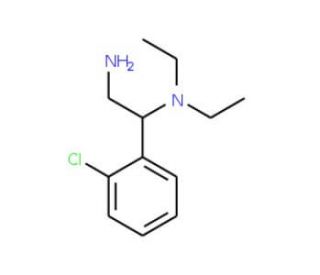 1-(2-Chloro-phenyl)-N*1*,N*1*-diethyl-ethane-1,2-diamine (CAS 851169-07-8) - chemical structure image