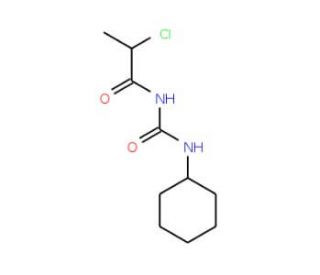 1-(2-Chloro-propionyl)-3-cyclohexyl-urea - chemical structure image