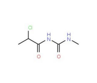 1-(2-Chloro-propionyl)-3-methyl-urea - chemical structure image
