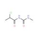 1-(2-Chloro-propionyl)-3-methyl-urea - chemical structure image