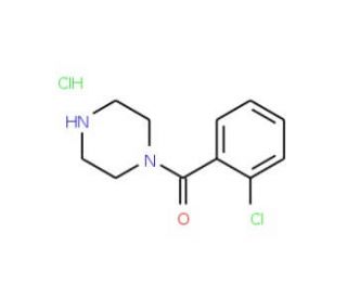 1-(2-chlorobenzoyl)piperazine hydrochloride (CAS 13754-45-5 (non-salt)) - chemical structure image