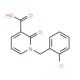 1-(2-Chlorobenzyl)-2-oxo-1,2-dihydropyridine-3-carboxylic acid (CAS 66158-19-8) - chemical structure image