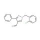 1-(2-Chlorobenzyl)-3-phenyl-1H-pyrazole-4-carbaldehyde - chemical structure image