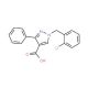 1-(2-chlorobenzyl)-3-phenyl-1H-pyrazole-4-carboxylic acid - chemical structure image