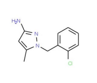 1-(2-Chlorobenzyl)-5-methyl-1H-pyrazol-3-amine - chemical structure image