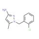 1-(2-Chlorobenzyl)-5-methyl-1H-pyrazol-3-amine - chemical structure image