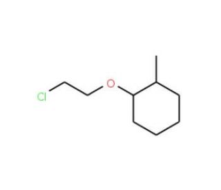 1-(2-chloroethoxy)-2-methylcyclohexane - chemical structure image