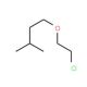 1-(2-chloroethoxy)-3-methylbutane - chemical structure image